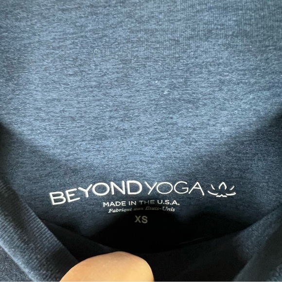 Beyond Yoga Dark Blue‎ Space Dye High Rise Leggings - Picture 3 of 4